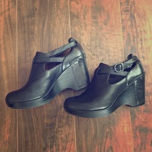 Dansko Black Wedge